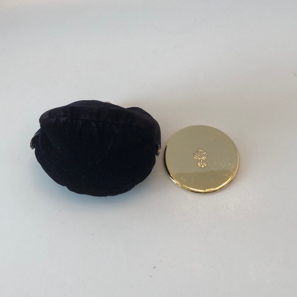 Lancome Black Velvet Coin Purse with Gold Compact - Picture 5 of 5
